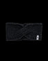 TreeHeadband Knitted Twist Black Mel